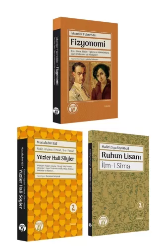 İlmi Sima Seti (3 Kitap) Yüz Okuma Sanatı Fizyonomi İskender Fahreddin